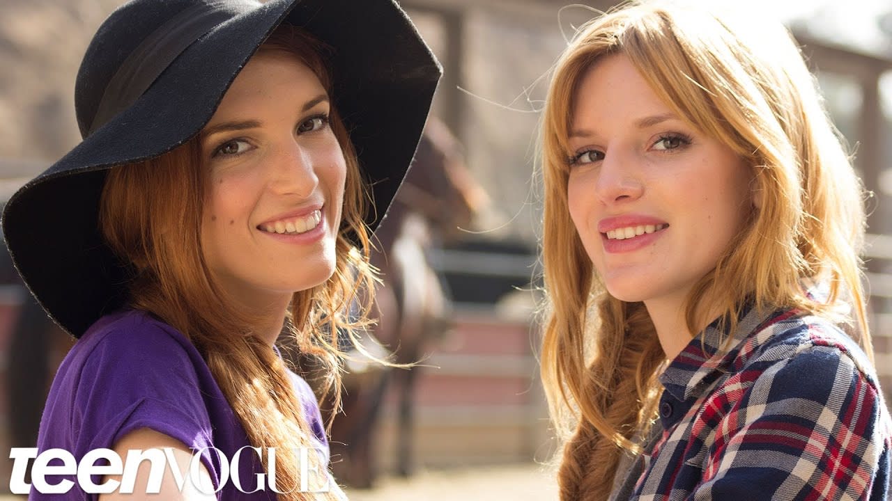 Horseback Riding With Bella Thorne and Her Sister, Dani – Besties – Teen Vogue