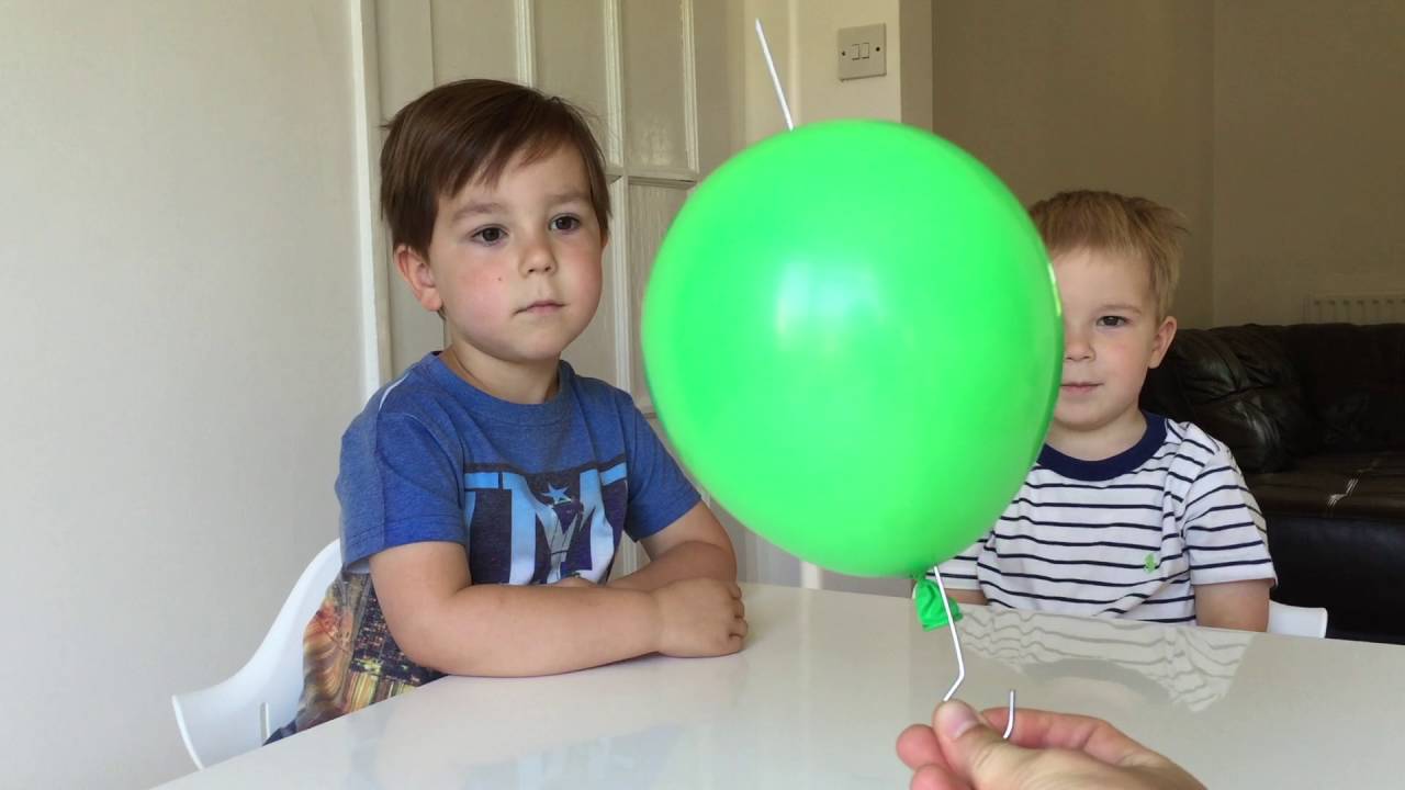 Ways to pierce a balloon without popping it - Kids Science Experiment