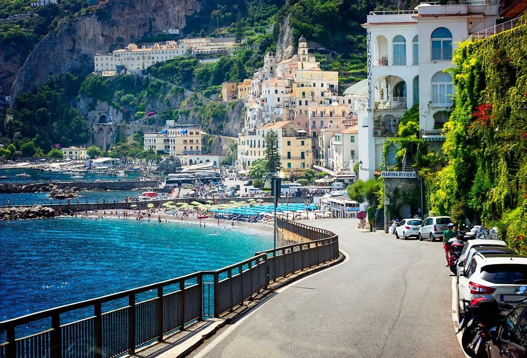 Gorgeous Views of The Amalfi Coast Road, Italy