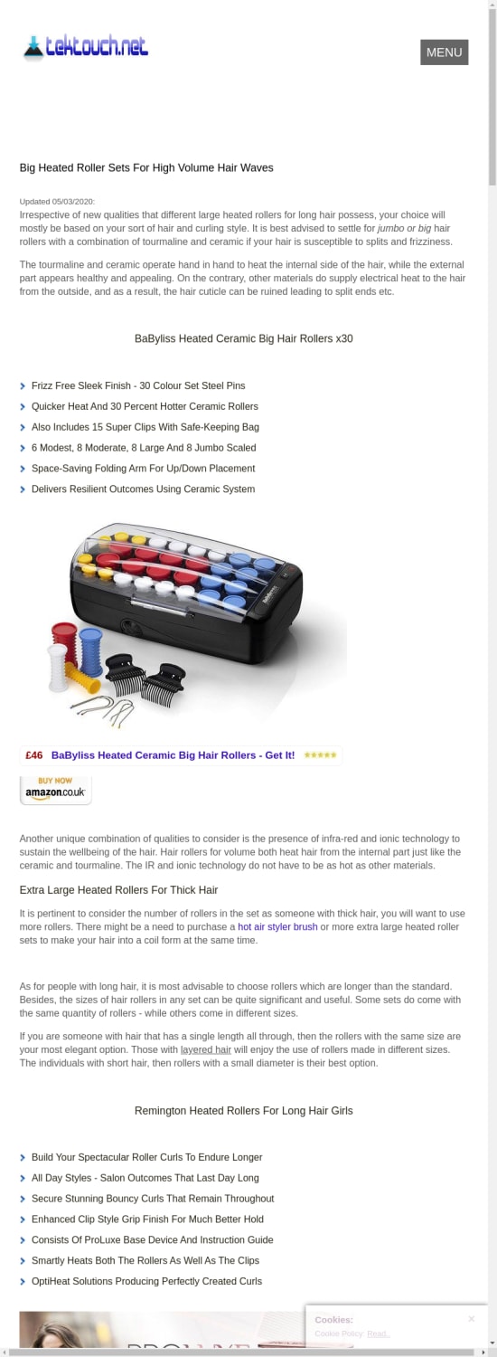 Mix Best Large Heated Rollers For Long Hair You Can Buy In Uk