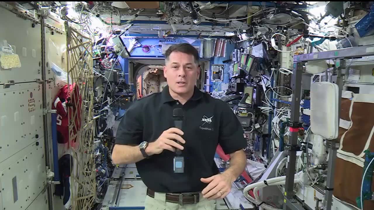 Space Station Commander Talks with Oklahoma Students