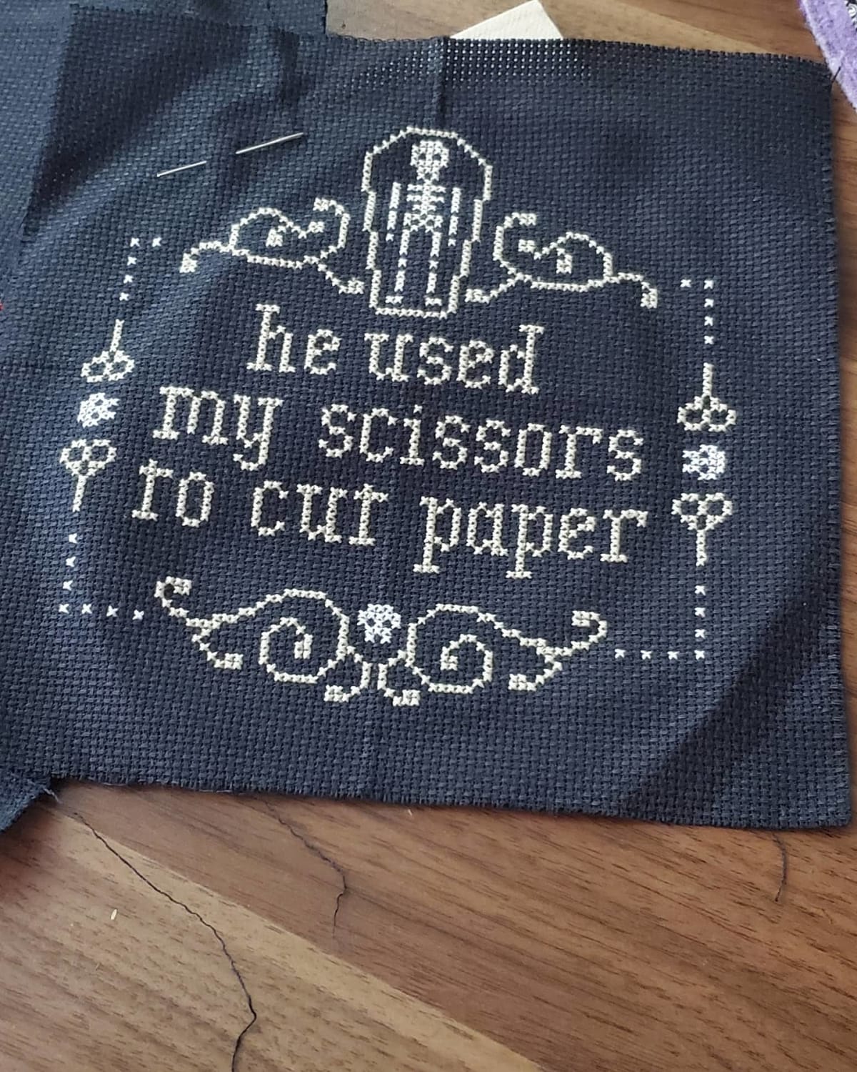 [FO] I'm first and foremost an amateur seamstress - have been interested in making clothes and such since age 3. So obviously this one needed to be stitched to adorn my craft room. Any other garment sewers about?