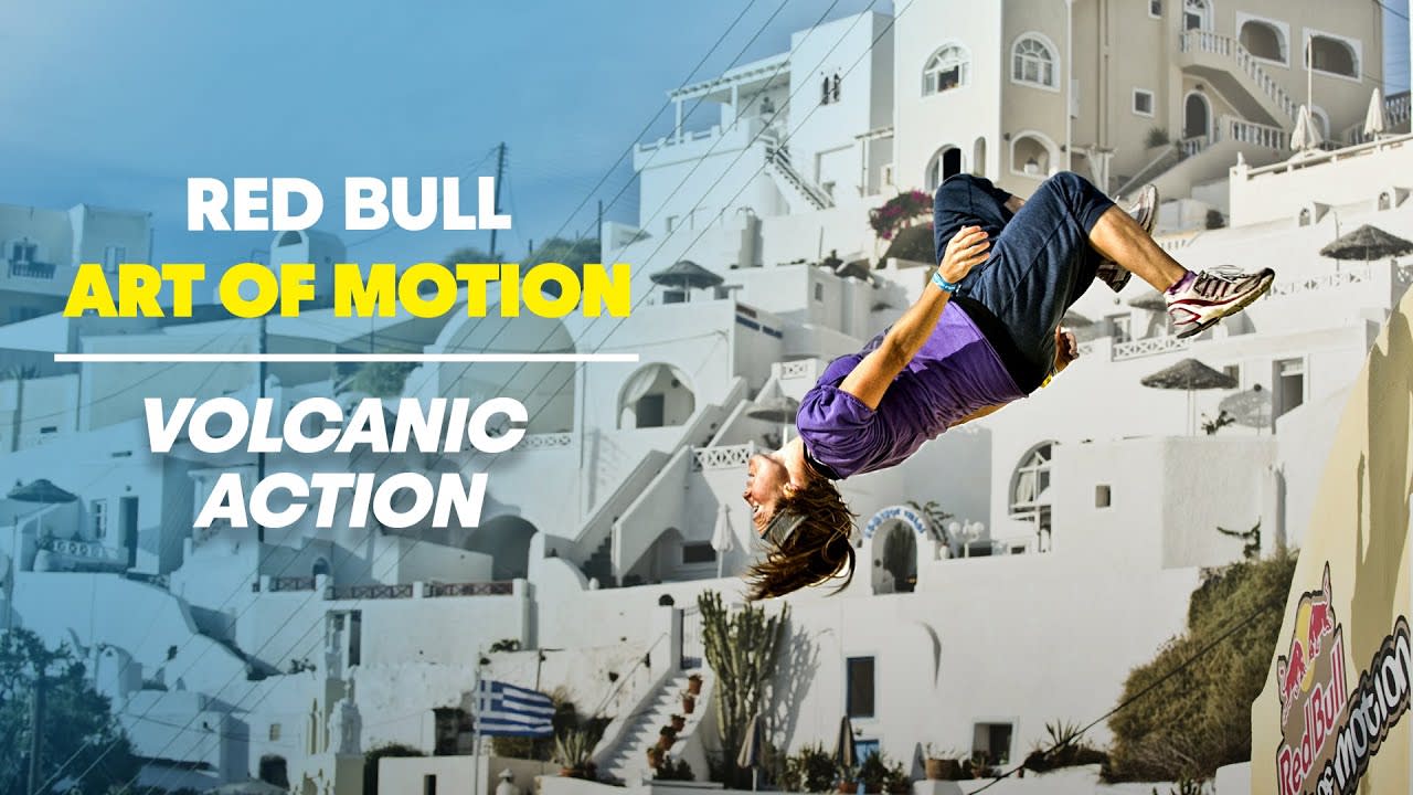 Freerun The Volcanic Santorini w/ World's 21 Top Freerunners | Red Bull Art of Motion