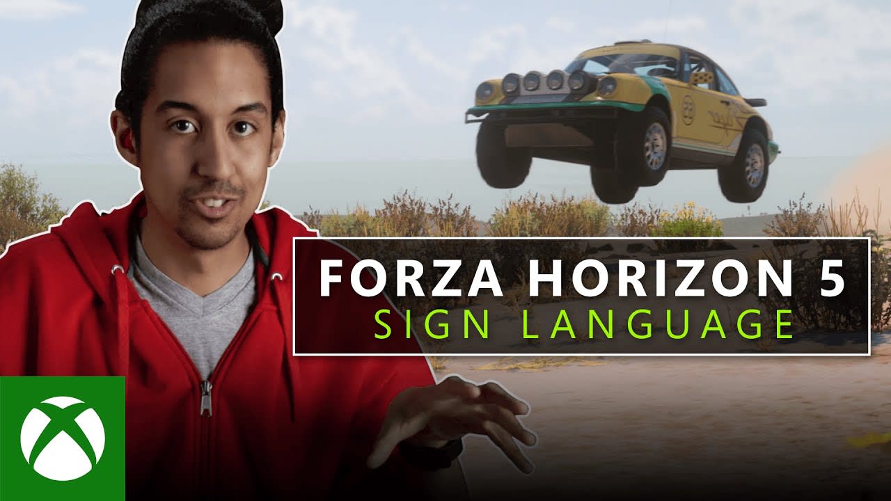 Sign Language Support Comes to Forza Horizon 5
