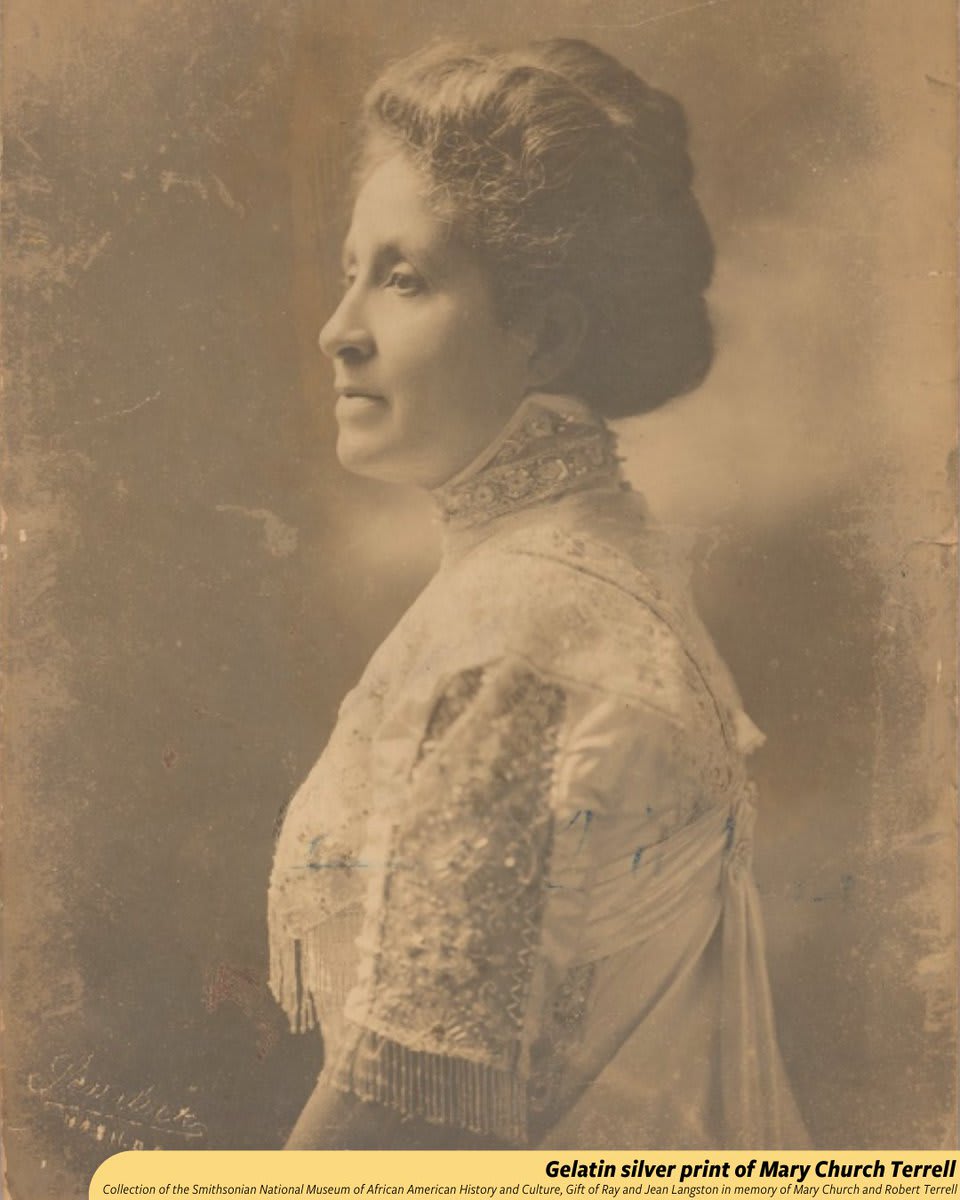 OTD in 1863, women’s suffragist & activist Mary Church Terrell was born in Memphis, TN. Terrell attended Oberlin College where she became one of the 1st African American women to earn a college degree. She later helped found the National Association of Colored Women.