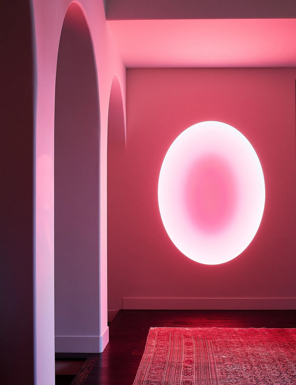James Turrell installation in Kendall Jenner's LA home