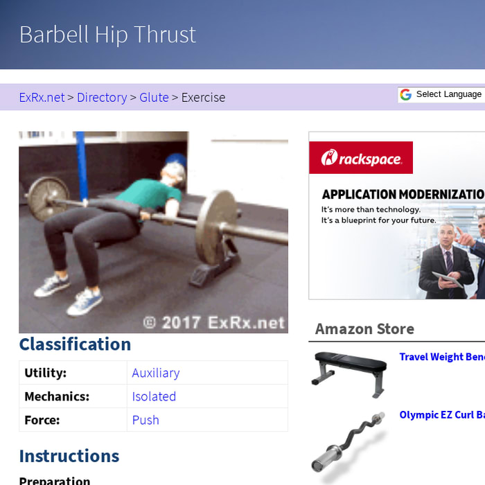 Mix Barbell Hip Thrust
