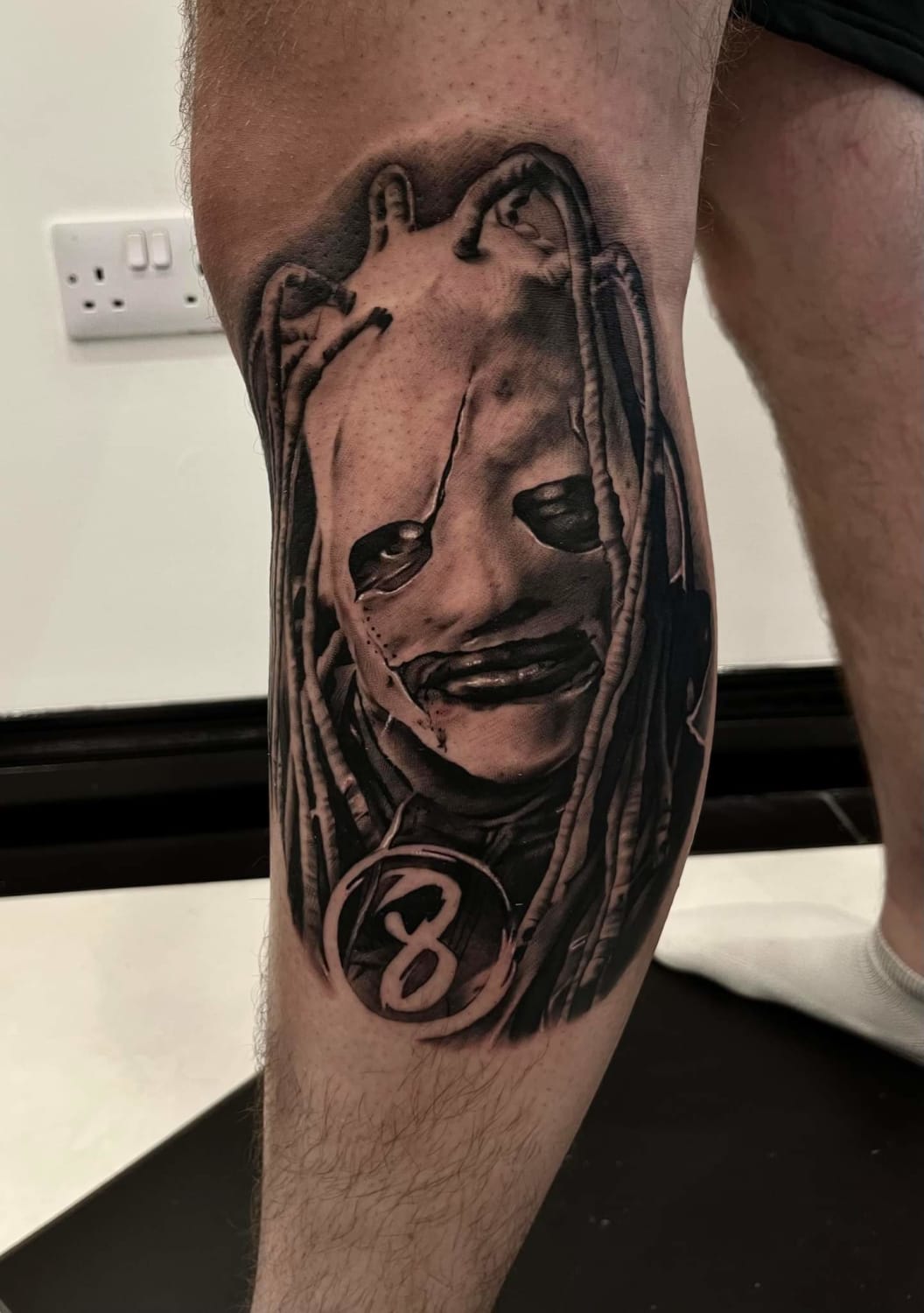 Corey Taylor Slipknot tattoo I had done today by Ryan March @ Beneath The Skin, Skegness, UK