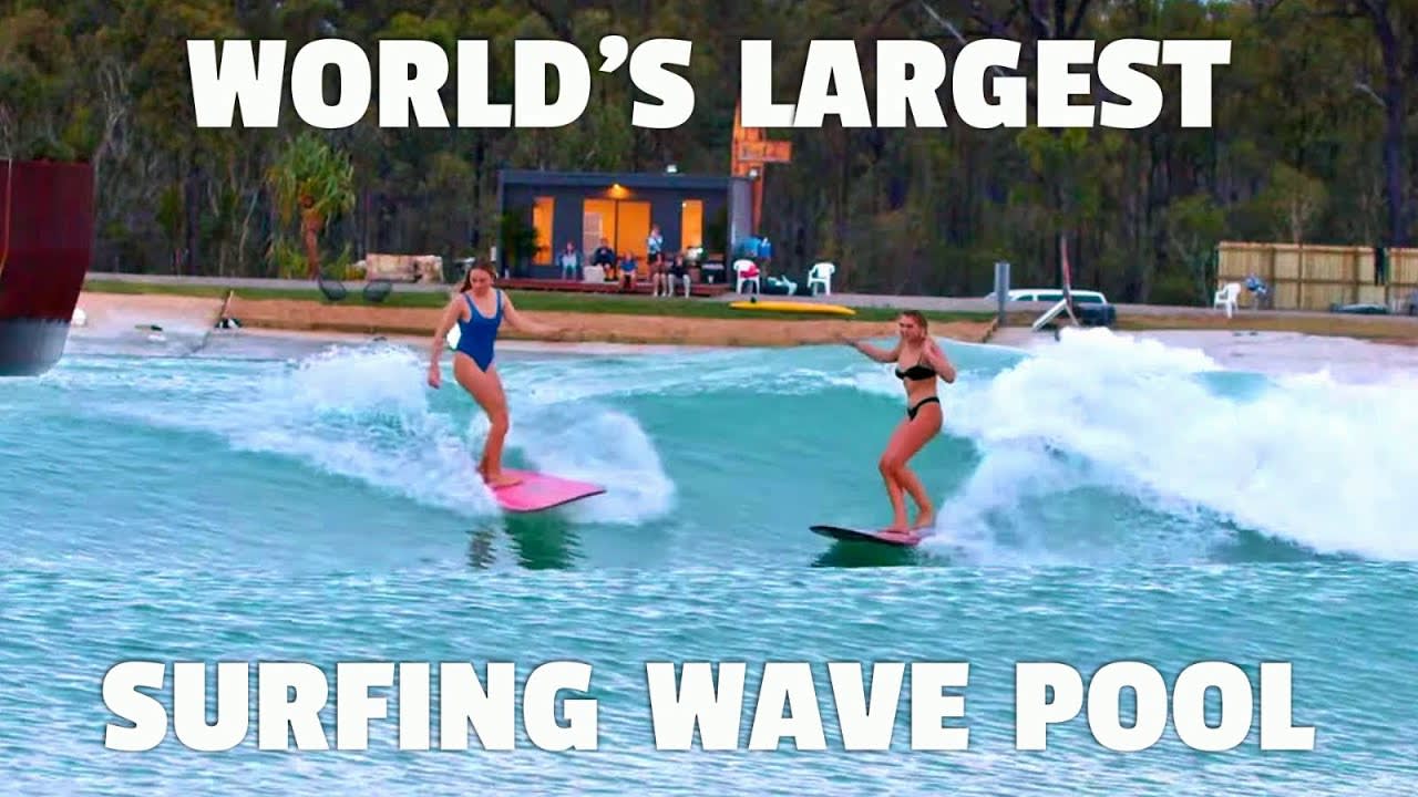 Surfing The World's Largest Man-Made Wave Pool
