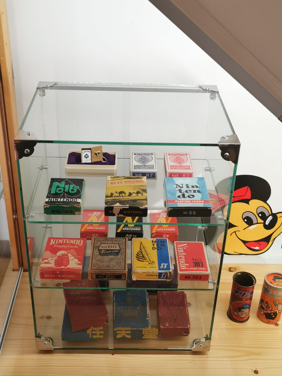 Vintage Nintendo Playing Cards, in original shop display.