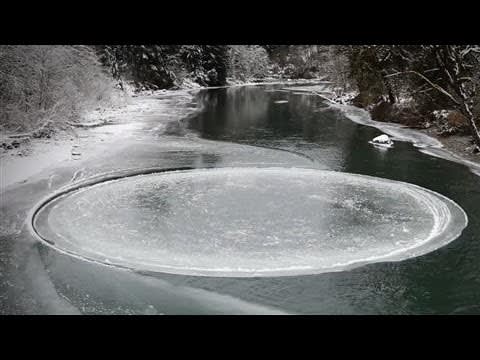 Spinning Ice Disk Forms in Washington