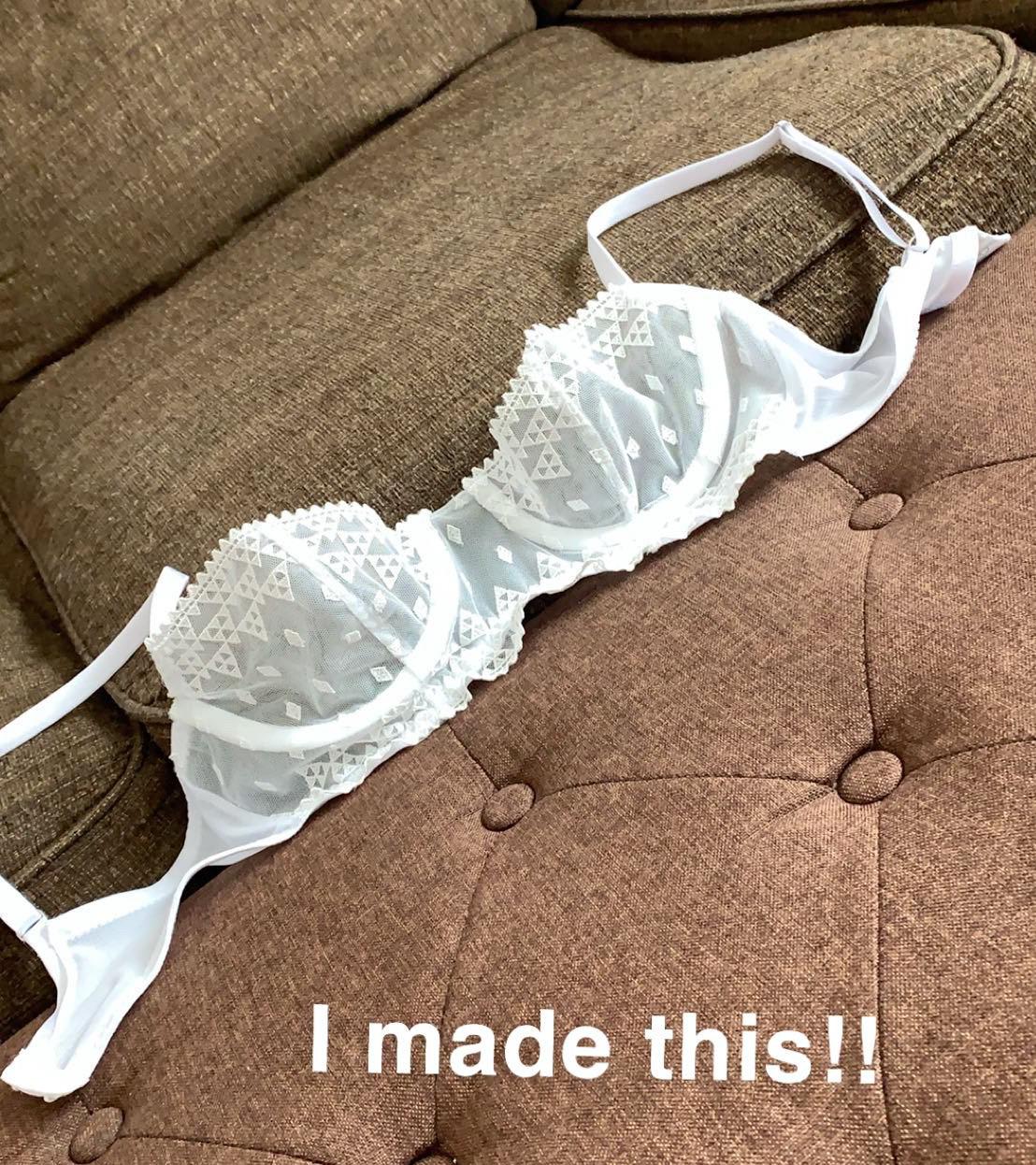 I was inspired by everyone making bras here, I've only made pajama pants before this!!