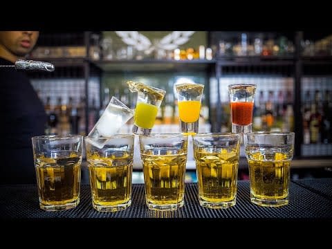 If The Slow Mo Guys were Bartenders
