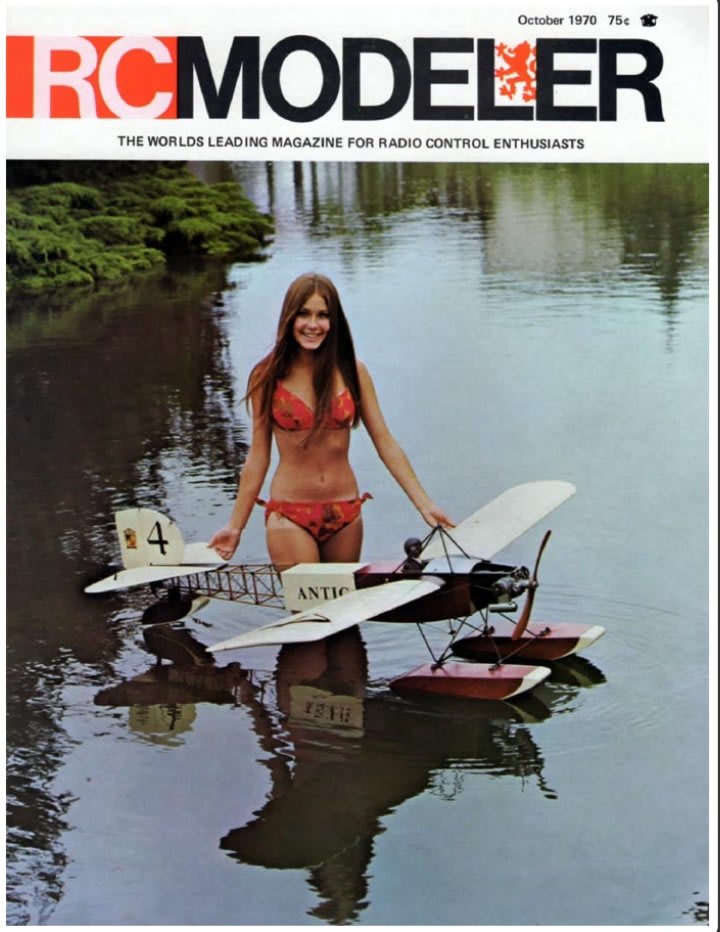 Today in pulp: the ladies of RC Modeler! Oh how they love a lightweight balsa...