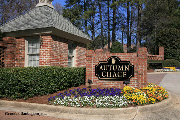 Autumn Chace Townhomes in Sandy Springs Georgia