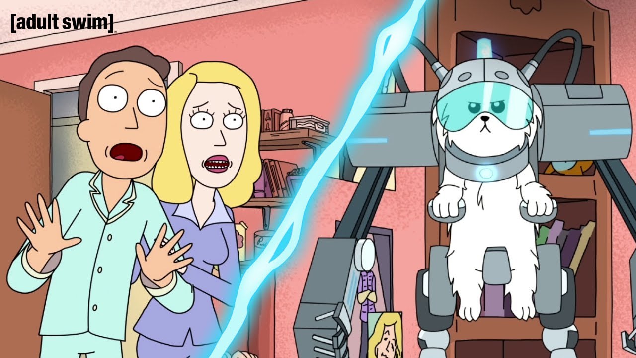 Snowball Fights Back Rick and Morty adult swim