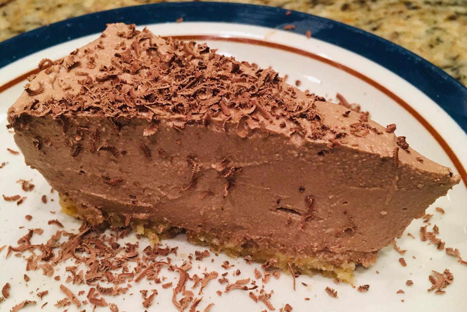 Chocolate Peanut Butter No-bake cheesecake