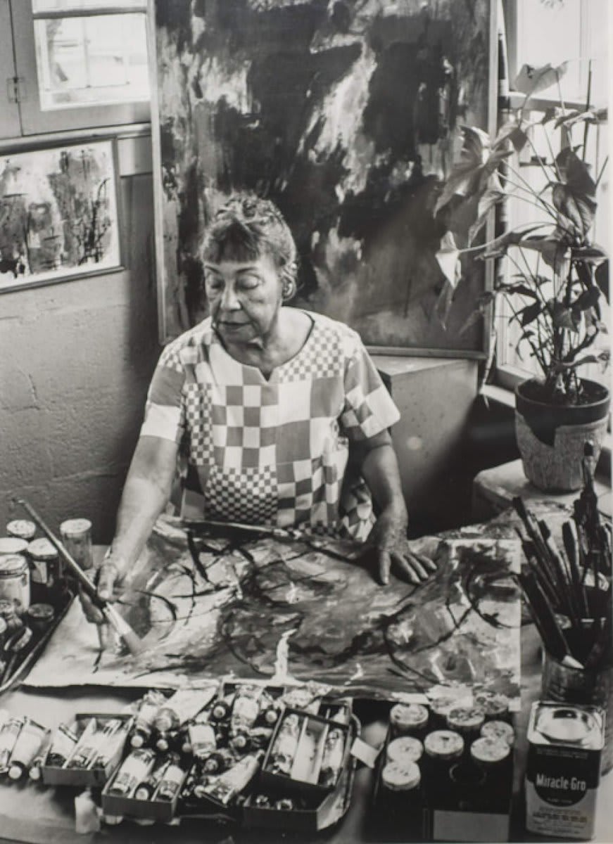 Artist Alma Woodsey Thomas painted abstractions inspired by moments—from nature as viewed through her windows to the Apollo Moon landings witnessed on the television screen in the late 1960s and early 1970s. Read about her story: