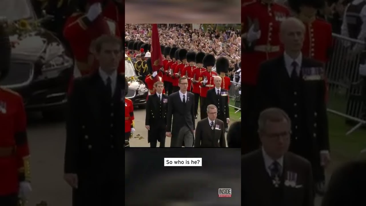 Who Was the Very Tall Man at Queen Elizabeth's Funeral? #shorts
