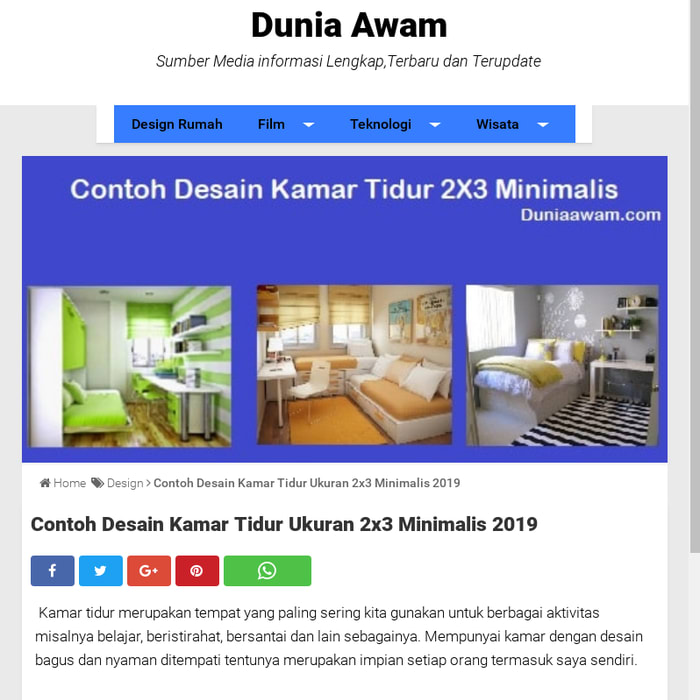 Kamar Tidur Minimalis Anak Laki Terbaik 2019