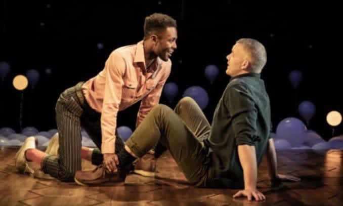 Russell Tovey and Omari Douglas shine bright in the inventive, queer alternate realities play Constellations in London's West End.