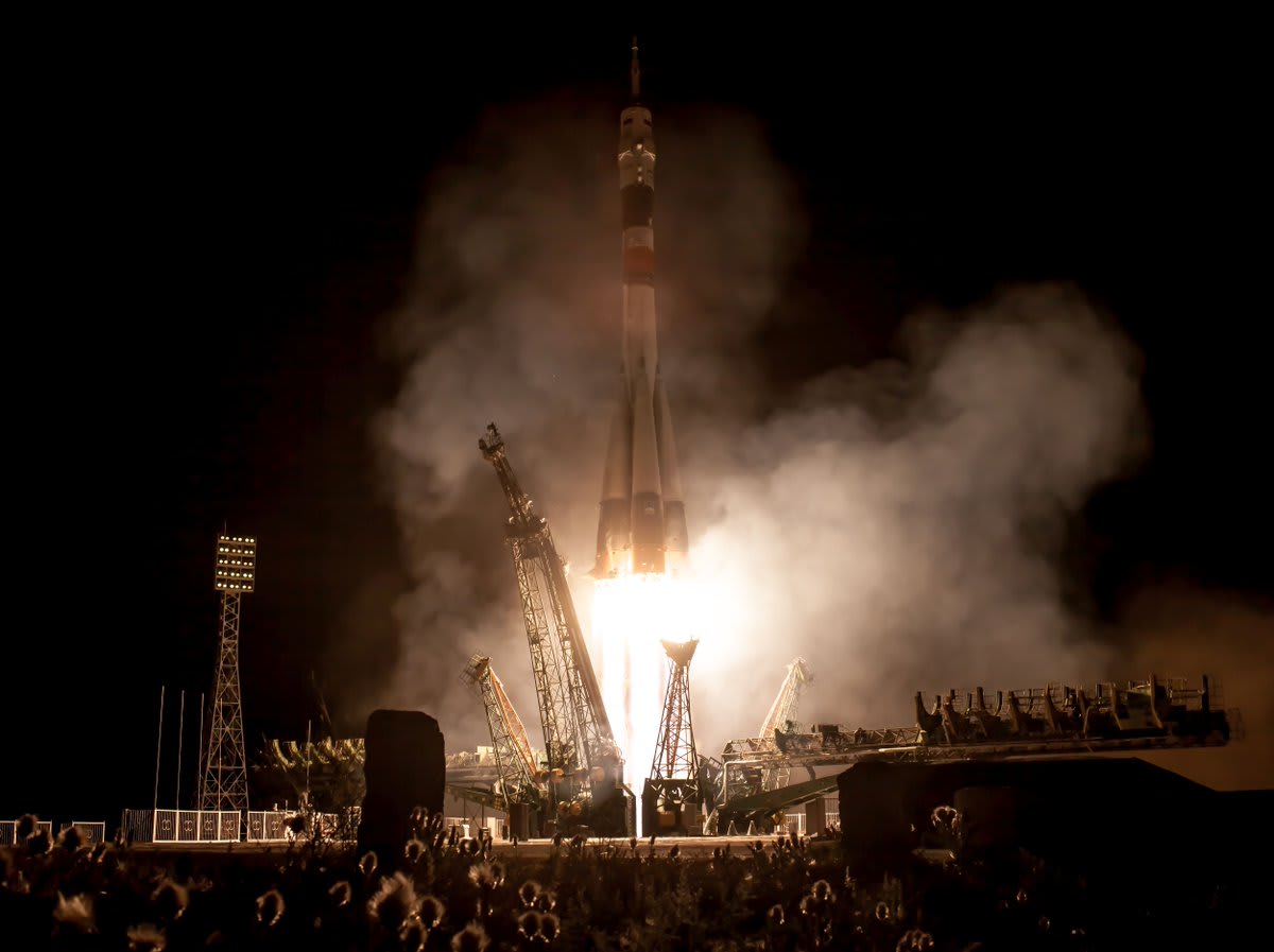 OTD 28 May 2013, launch of ESA's @astro_luca, NASA's @AstroKarenN & cosmonaut Fyodor Yurchikhin to the @Space_Station Volare @esaspaceflight @ESA_Italia @NASAhistory