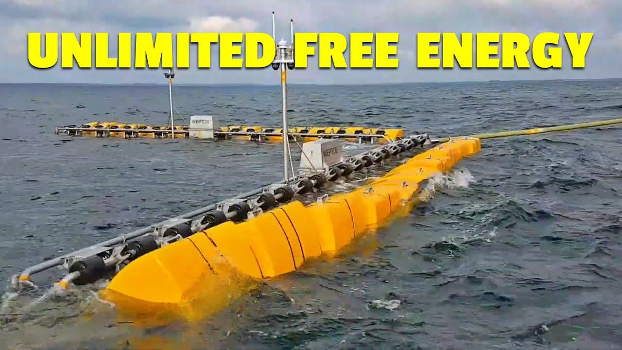 Wave Energy Converter Turns Ocean Waves Into Electricity