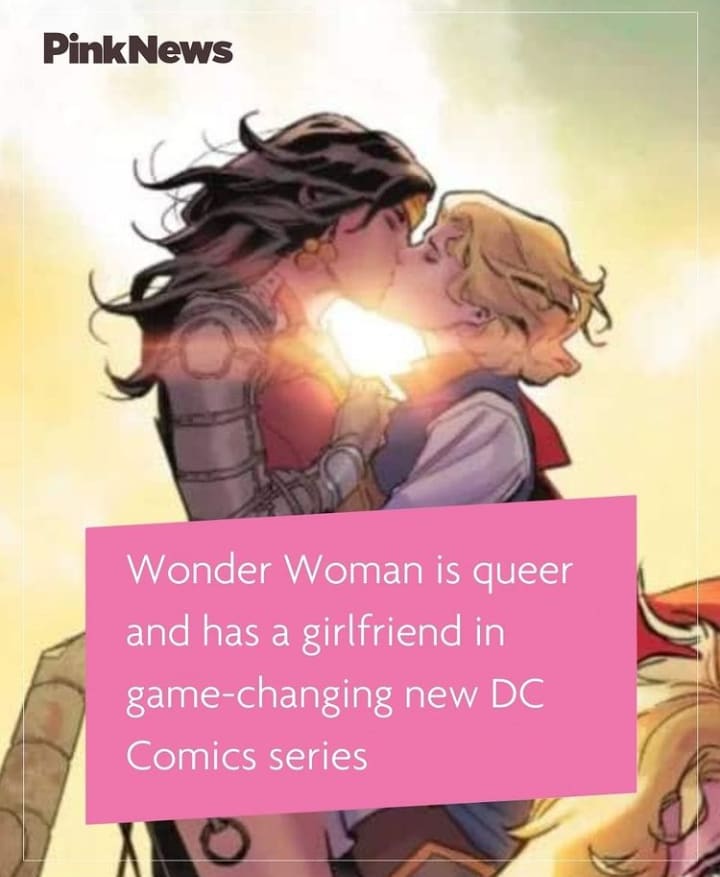 Wonder woman has a new girl friend supergirl's sister. You can just hear conservatives complaining about " forced diversity"