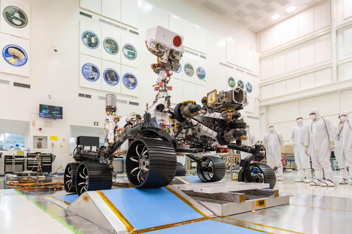 With NASA's Perseverance rover due to land on Mars in just a matter of hours, I wanted to share these images of the technical preparations made before launch, from a photo story posted last July -- 'NASA Prepares to Launch the Mars Rover Perseverance':