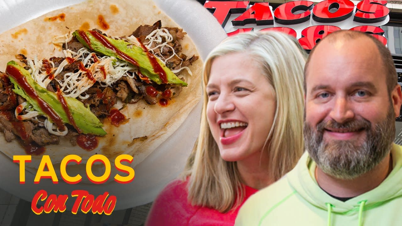 Tom Segura and Christina P Roast Each Other While Eating Tacos | Tacos Con Todo