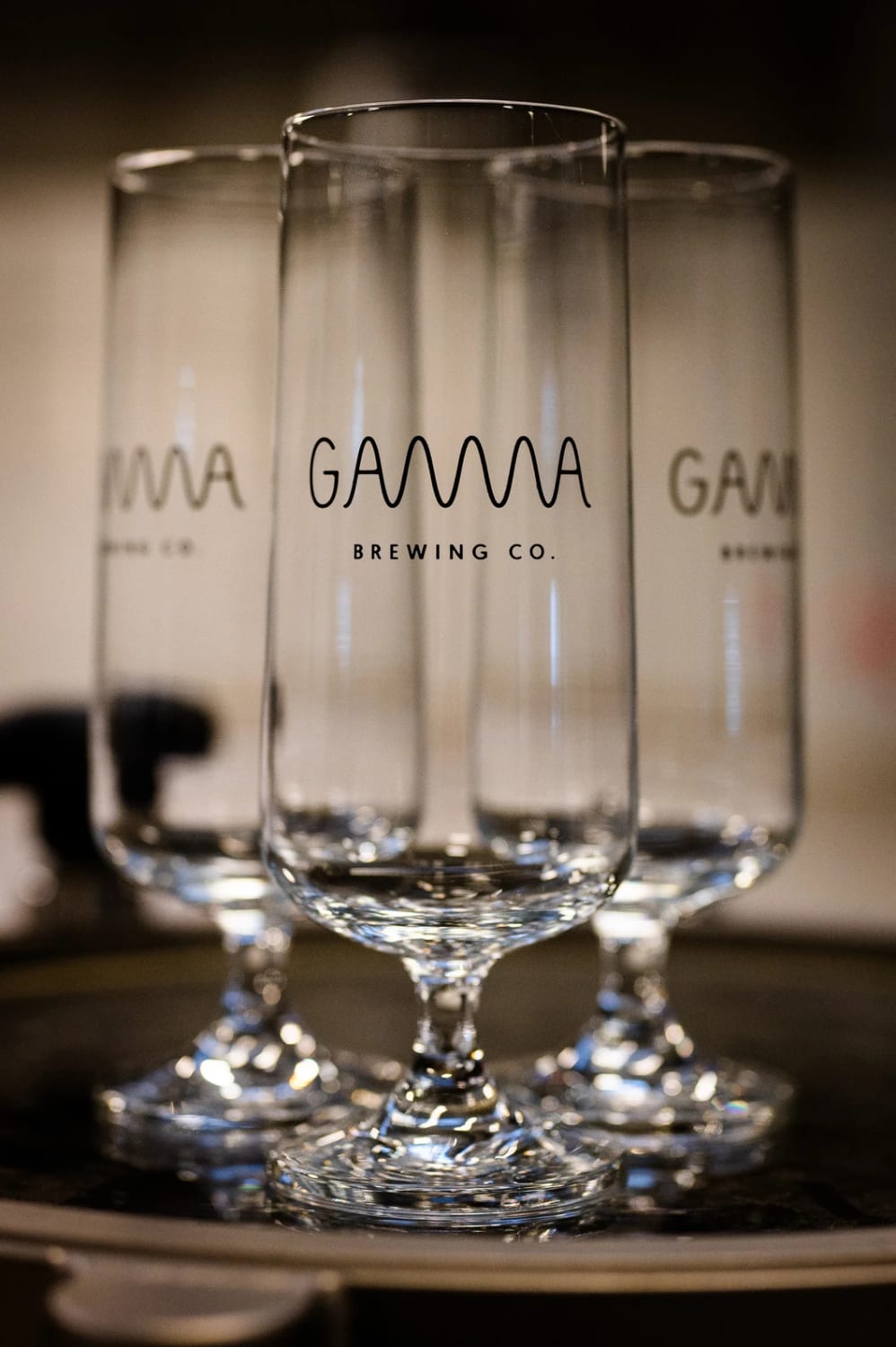 This Danish brewery is called Gamma, and its logo resembles a (gamma?) wave