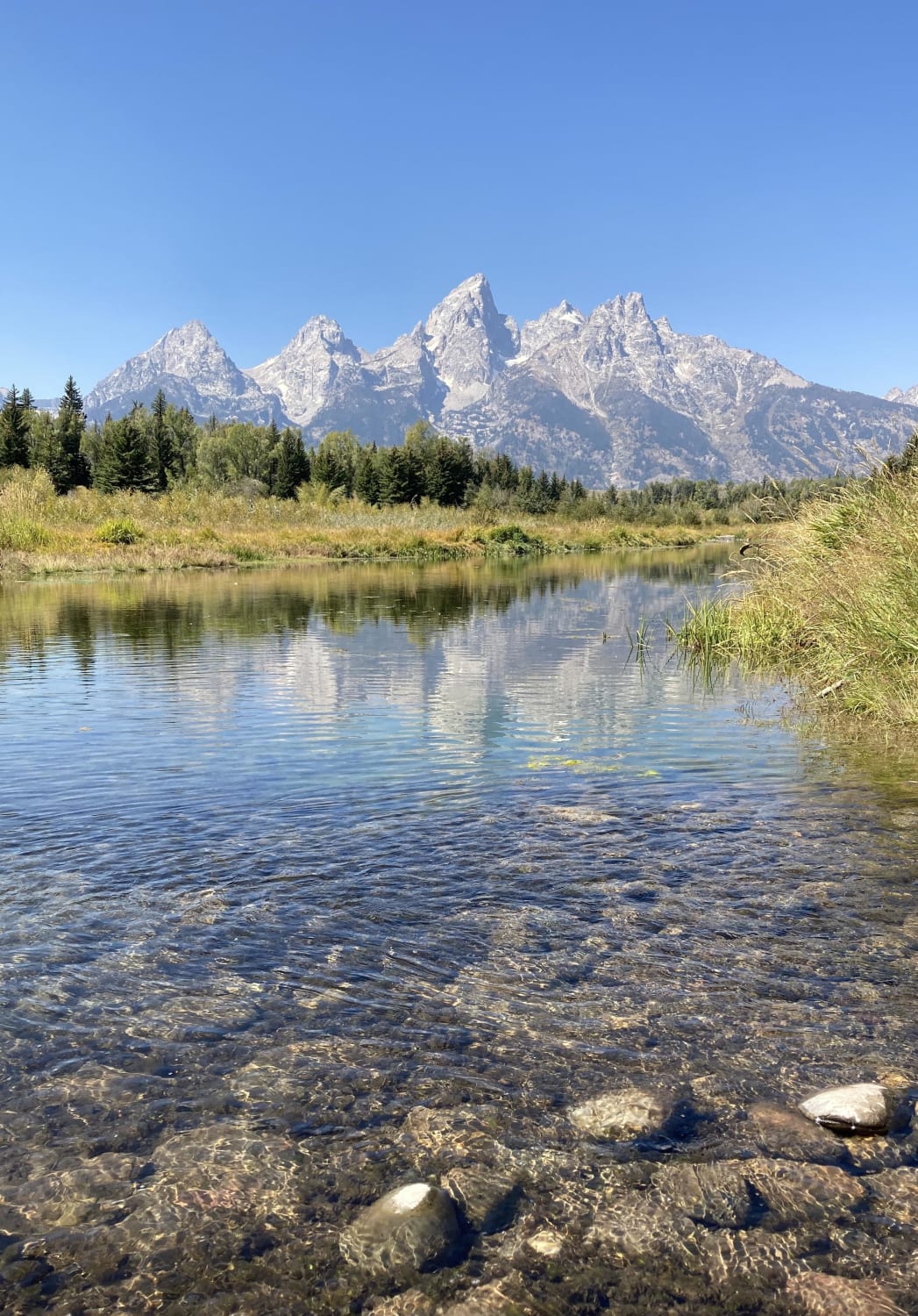 Grand Tetons this afternoon