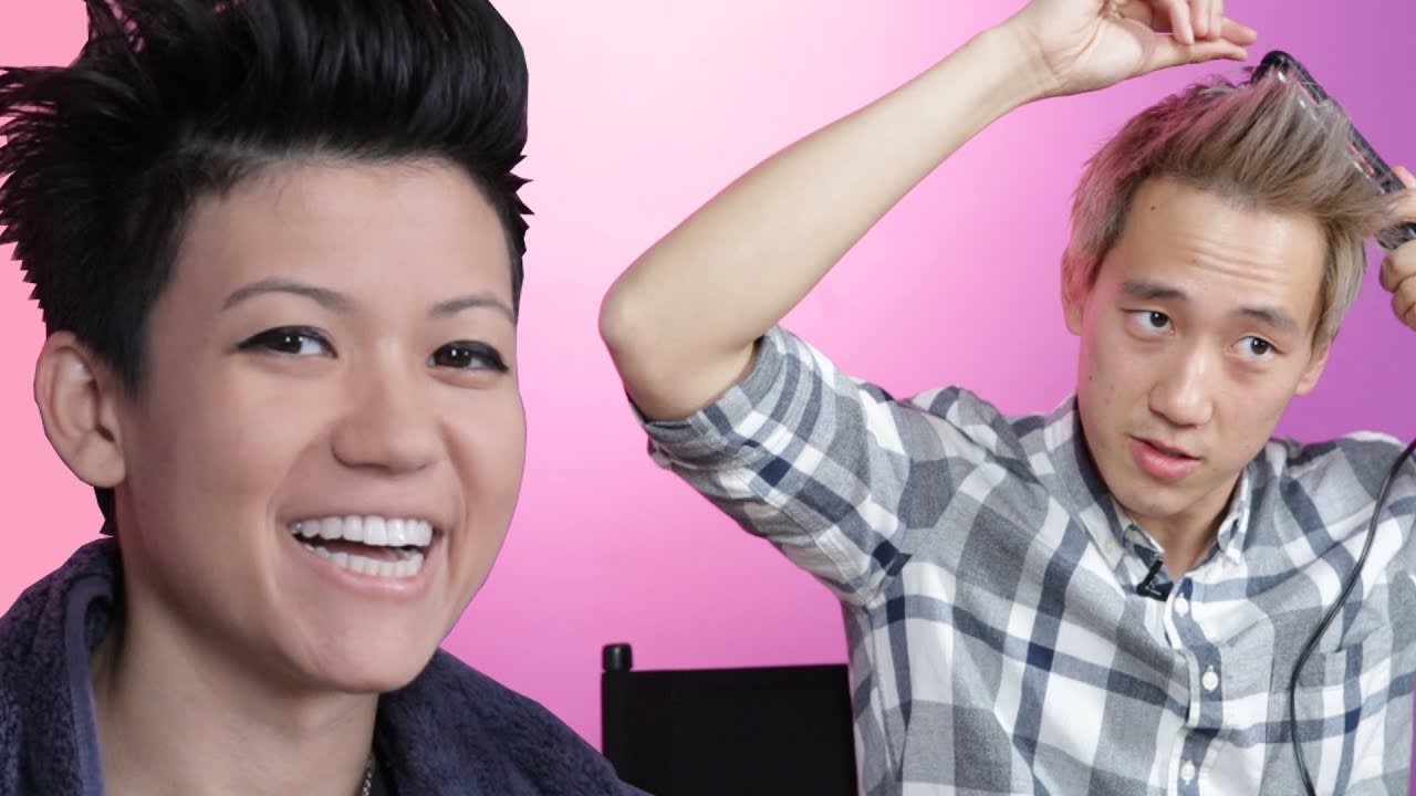 Best Friends Swap Hair Routines • Jen And Steven