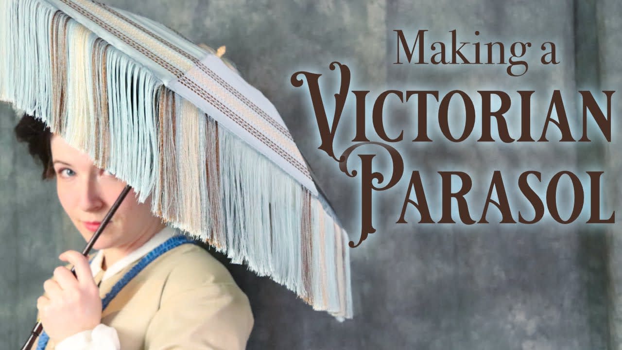 Recovering an Antique Victorian Parasol