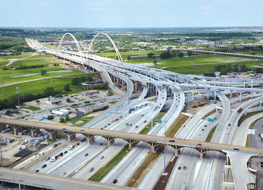 Dallas Horseshoe, a $798-million highway project to improve flow through downtown, partly designed by Calatrava in 2013