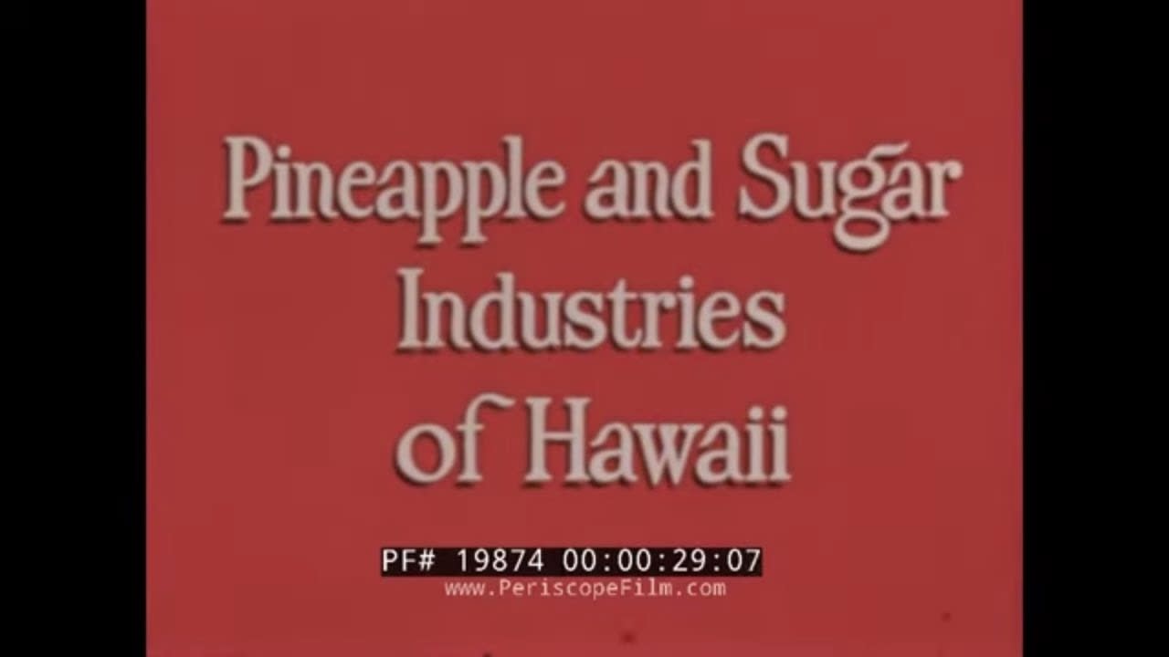 1940s VINTAGE HAWAII FOOTAGE (SILENT) SURFING SUGAR & PINEAPPLE FARMS HONOLULU MAUI OAHU 19874