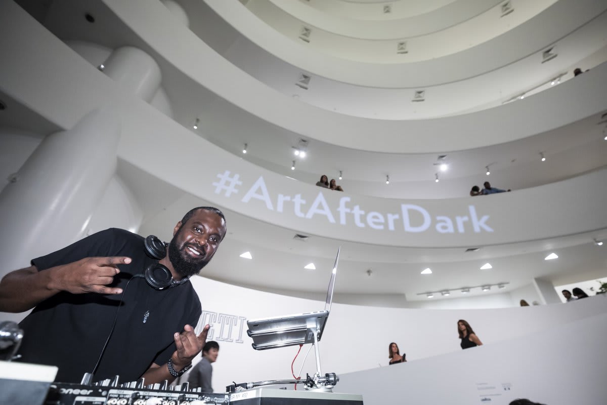 Last Friday night, Guggenheim members and guests kicked off the weekend at ArtAfterDark, enjoying an after-hours viewing of our current exhibitions with a live set by @DJmoma. Check out more photos: