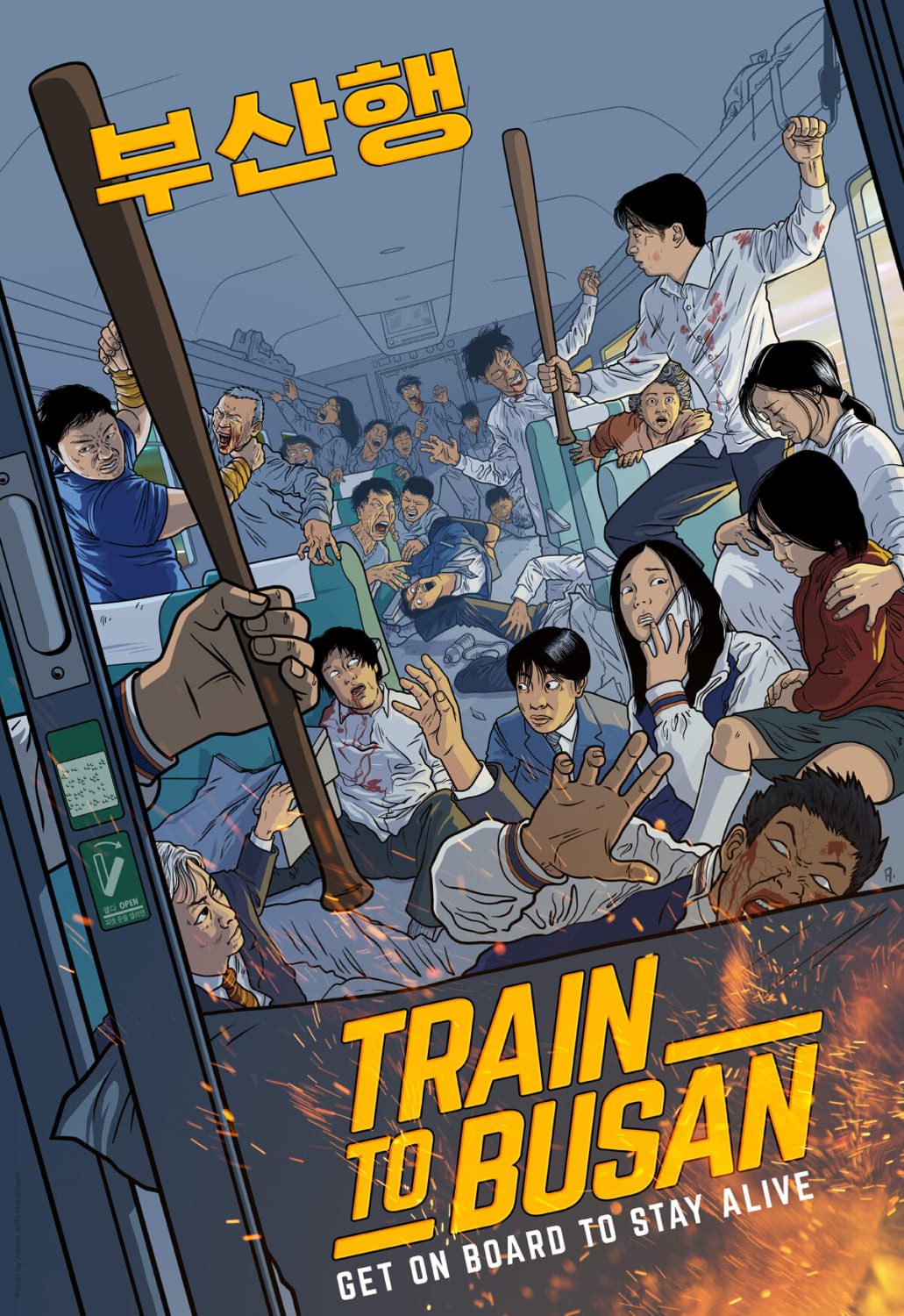 Train to Busan (2016) by Adrien Noterdaem
