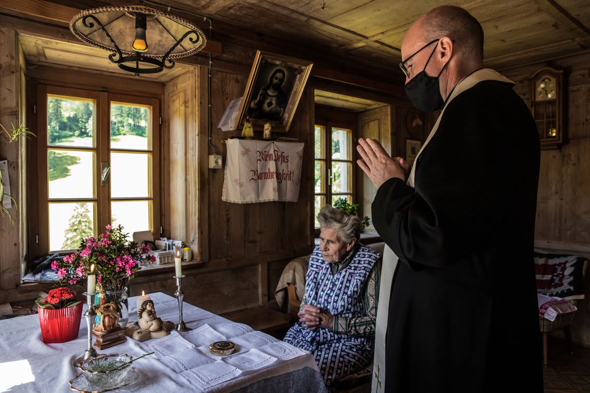 These priests are trying to keep faith alive in the Italian Alps during the coronavirus pandemic