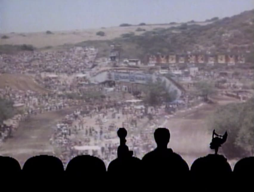 [Voice Over PA system.] “Good afternoon, ladies and gentlemen.” Crow: [Stoner voice.] Do not take the green acid. As immortalized in the Woodstock film and double album recording, stage announcements at the 1969 Woodstock Music & Arts...  MST3K #324 - Master Ninja II