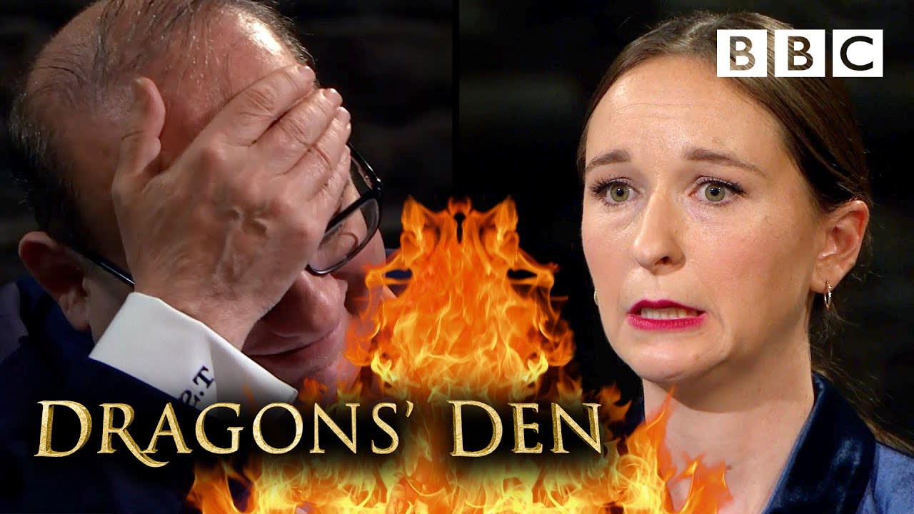 Amazing RECOVERY after a pitch goes WRONG 👏👏👏 🐉 Dragons’ Den – BBC