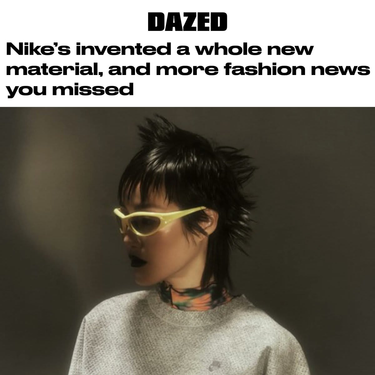 @nike invents a new material, Random Identities makes a comeback, @Stussy, @DenimTears, and @OurLegacyStore announce a collab, and LFW responds to Elizabeth II's passing. Read more fashion news you missed: