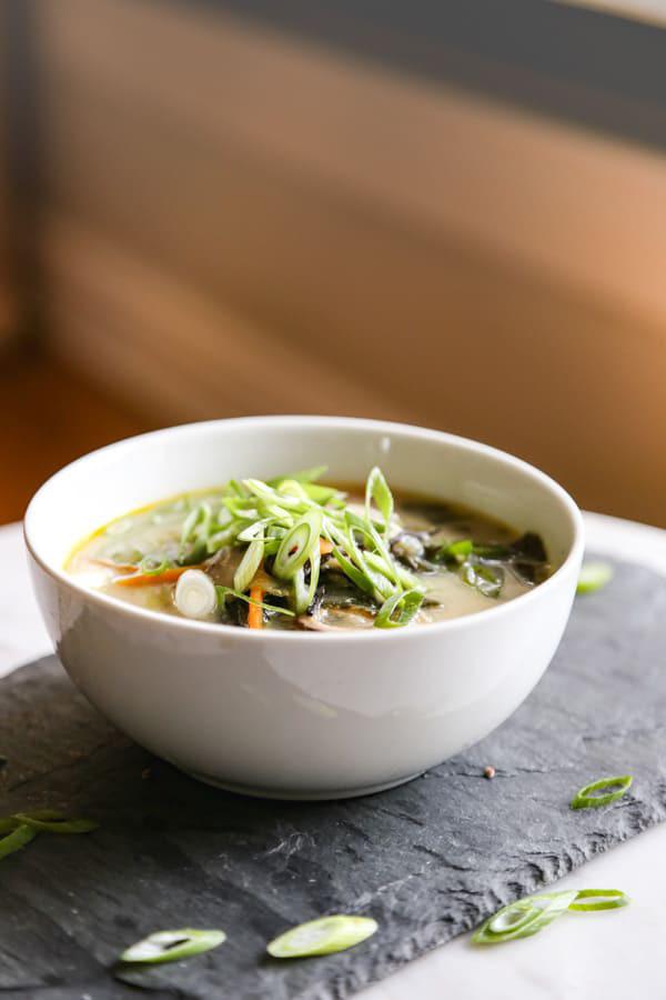 Miso Soup with Shiitake Mushrooms