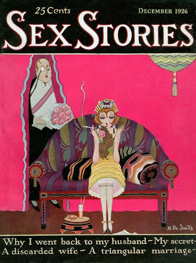 Sex Stories, December 1926. I only read it for the jazz reviews...
