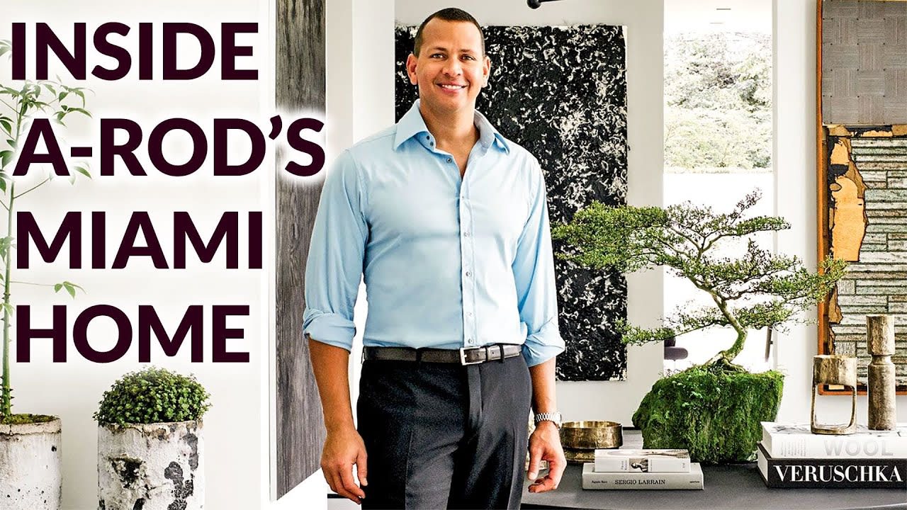Inside Alex Rodriguez’s Sleek Miami Home Inspired by His Daughters | Architectural Digest