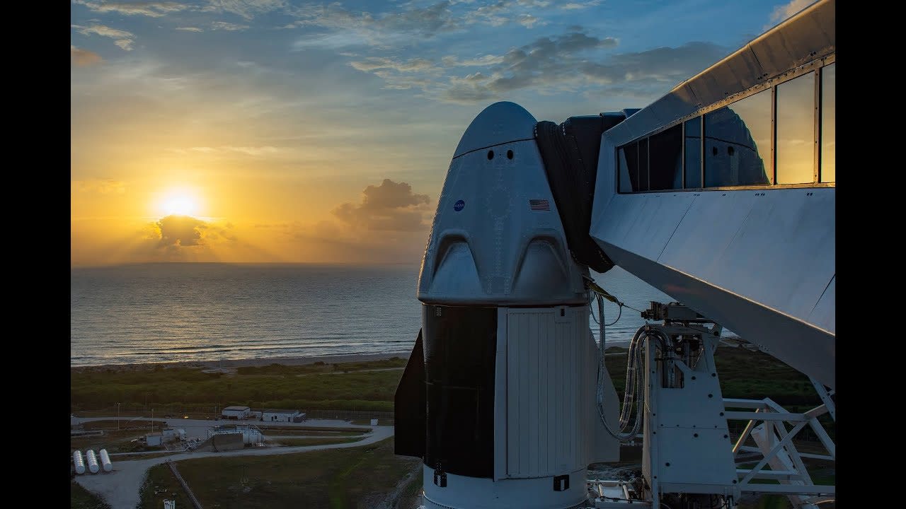 Mission Update: Launch of NASA and the SpaceX Crew Dragon One day before NASA's mission with SpaceX to launch American astronauts to the International Space Station aboard the Crew Dragon spacecraft.