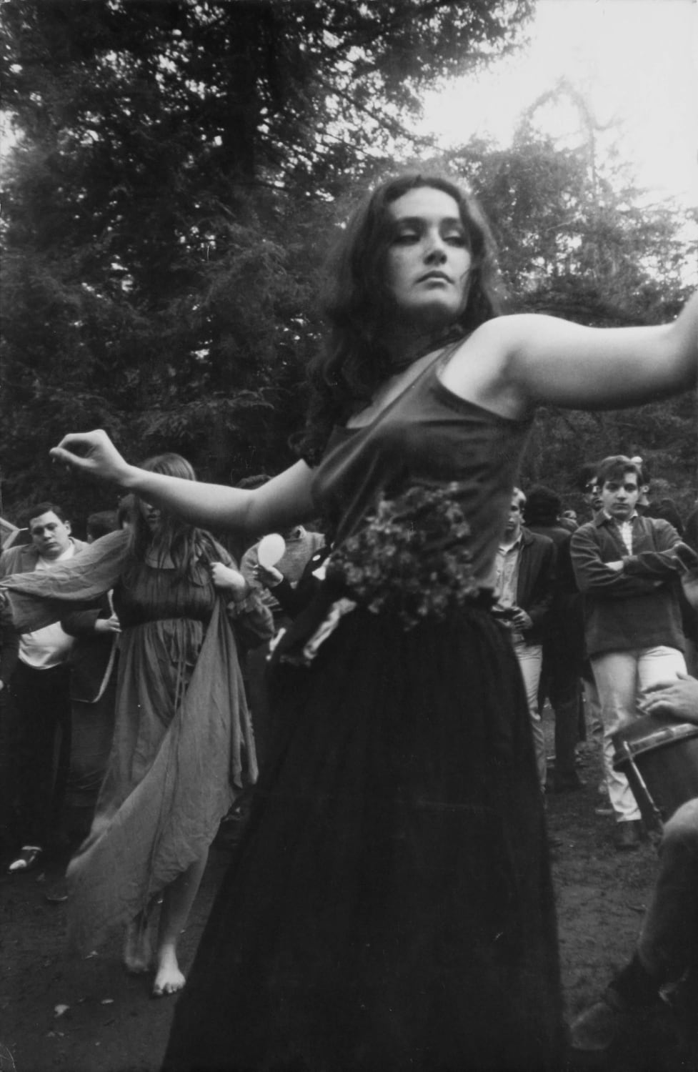 Hippie girl dancing, 1967. A photo by the talented Dennis Hopper