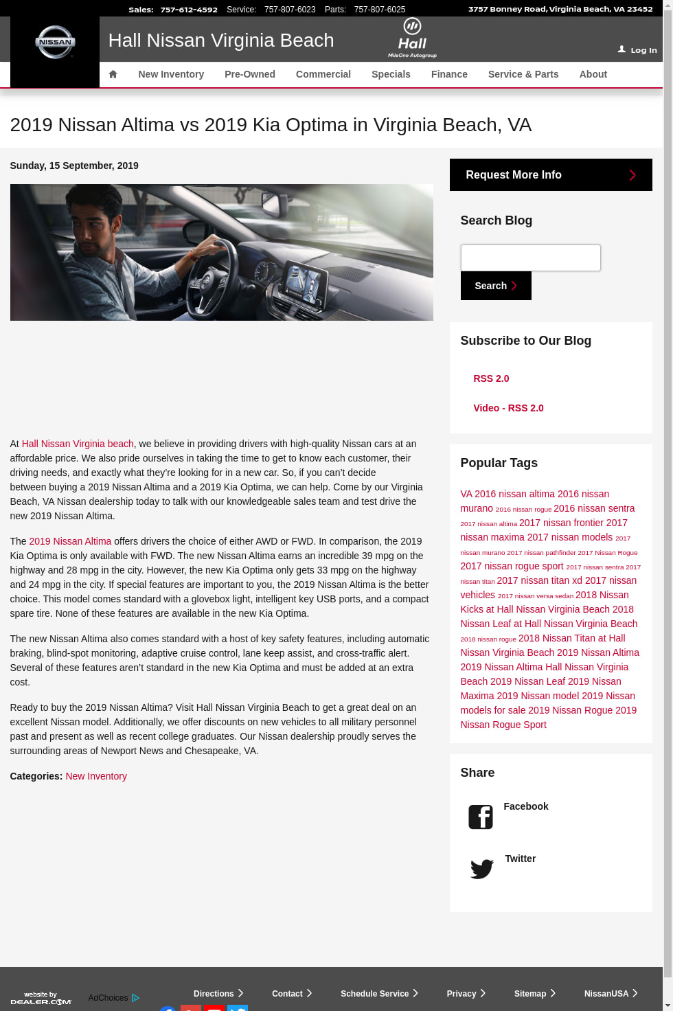 Hall Nissan Virginia Beach >> Mix 2019 Nissan Altima Vs 2019 Kia Optima In Virginia Hall Nissan Virginia Beach >> Mix 2019 Nissan Altima Vs 2019 Kia Optima In Virginia
