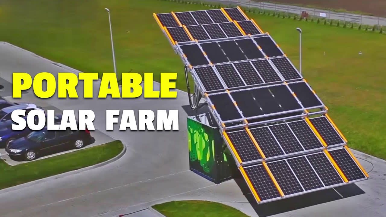 Shipping Container Transforms into a Solar Farm