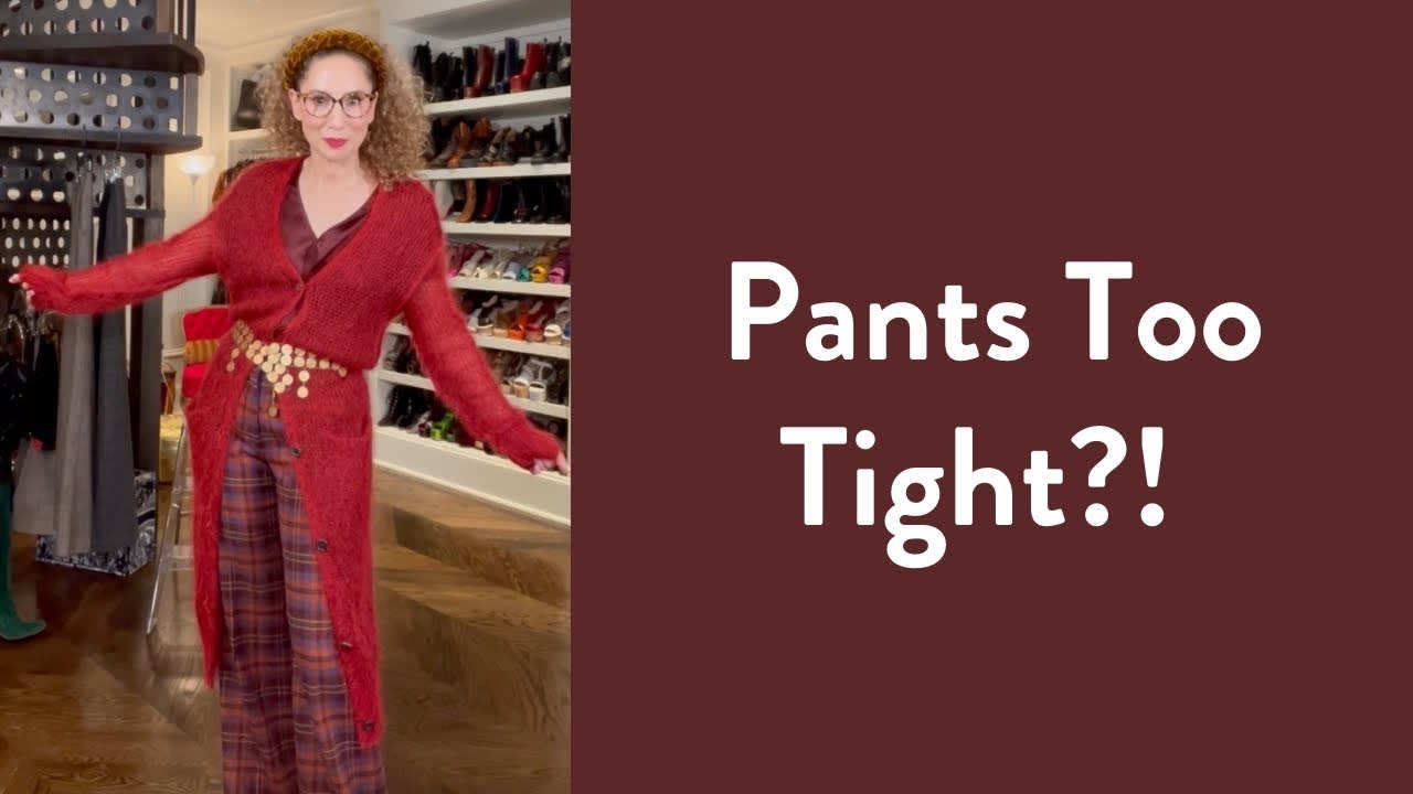 Pants Too Tight?! | Over Fifty Fashion | Fashion Advice | Fashion Hacks | Carla Rockmore